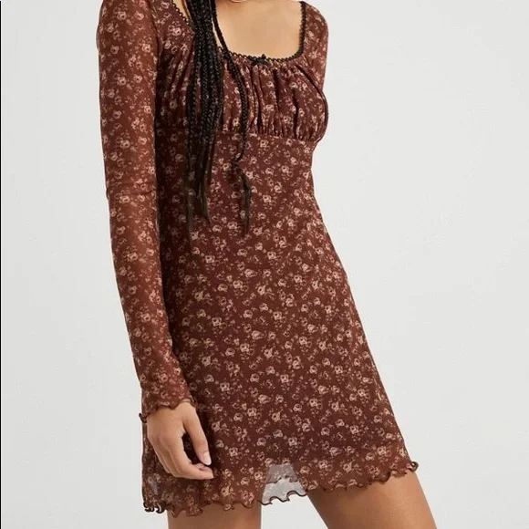 white lace top pleated midi dress Haddy Pleated Midi Dress in Ecru main image 1